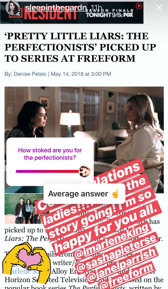 prettyliarsclue's tweet image. Some of the #PLL cast express their excitement for their #PLLFamily and #PLLThePerfectionist @lucyhale @SleepintheGardn @imarleneking @PLLTVSeries