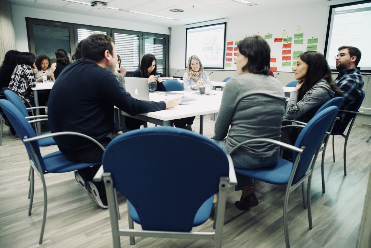 EIT_Health_es's tweet image. Second session of #CRISH, the Co-creating Innovative Solutions for Health course at the @UniBarcelona. 

#EITHealthCampus #trainingforprofessionals