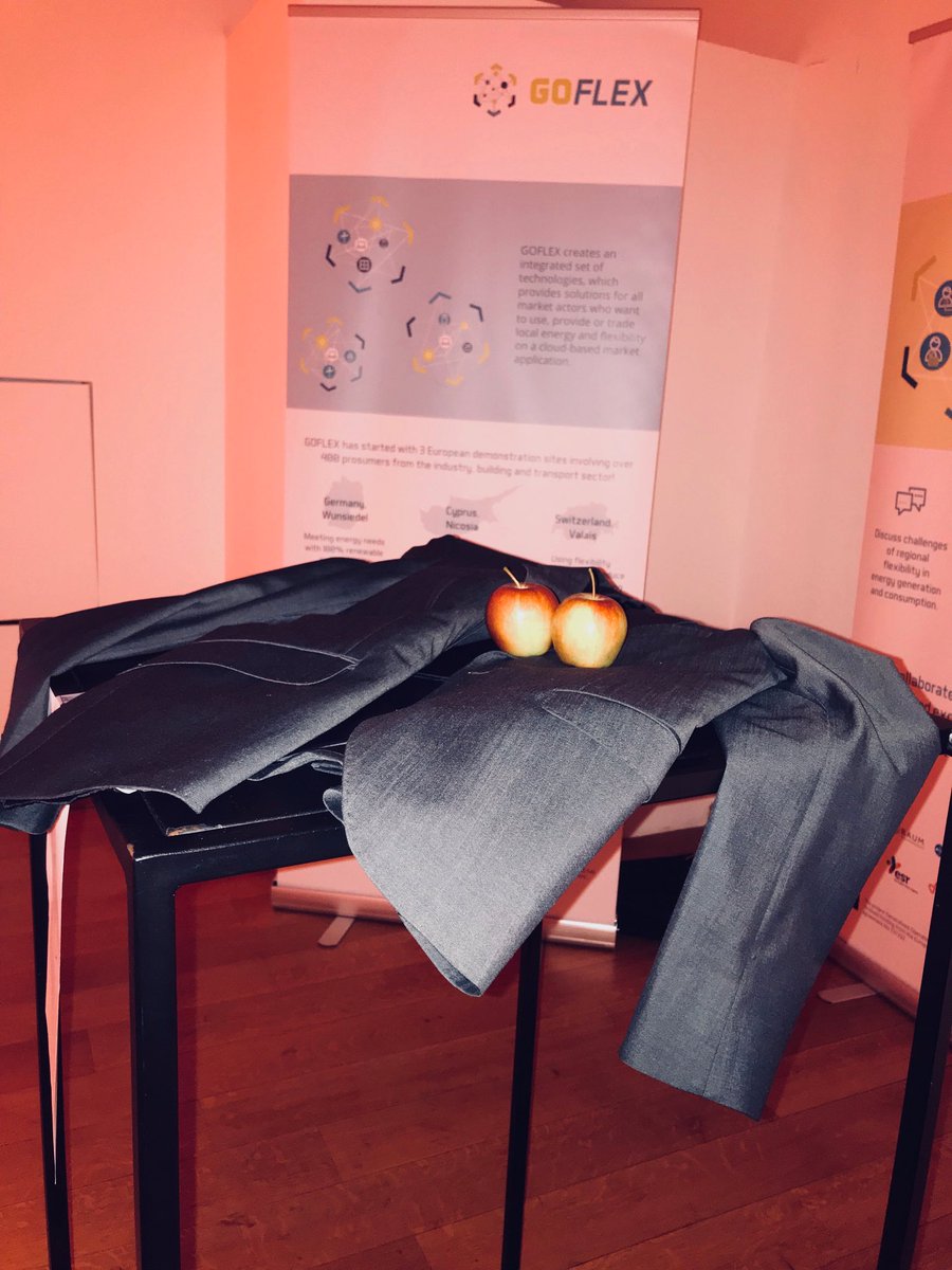 zangrandi's tweet photo. “Jacked Apples”, a truly #Magritte inspired place holder at the #iGrid2018 starting soon at #Bozart in #Brussels. Here the exhibit part where we have over 20 #EU projects displayed and narrated. Great achievements ahead! https://t.co/TLjaJjK4Xx