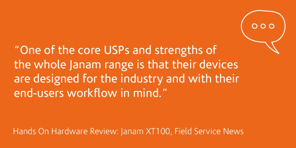 VarlinkLtd's tweet photo. Read @FSNewsUK hands on review of @JanamTech XT100 rugged mobile computer: https://t.co/xuKtqLHrS2
#Janam #Rugged #Mobility #Computing #TechnologyTuesday #FieldServiceNews #Review #Varlink https://t.co/AXDaHZP02P