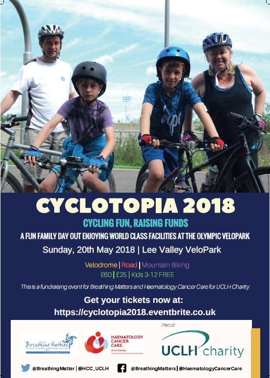🔊To all cyclists out there
The Lee Valley VeloPark will be hosting a special event on 20 May. Cyclotopia 2018 is a fun family day out to enjoy world class facilities for velodrome, road and mountain biking.
➡️More info here ow.ly/PiED30k0gGY