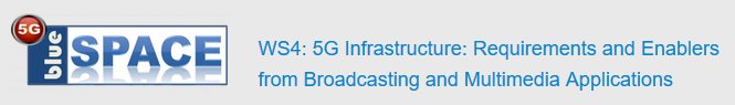 blueSPACE_5G's tweet photo. Planning to attend the Int. Symposium on Broadband Multimedia Systems and Broadcasting (Jun 6-8 @UPV in Valencia)? Don't miss the #blueSPACE workshop on "5G Infrastructure: Requirements and Enablers from Broadcasting and Multimedia Applications" https://t.co/ertrk2nnkV
#5G #5GPPP https://t.co/vlg2YOTpuH