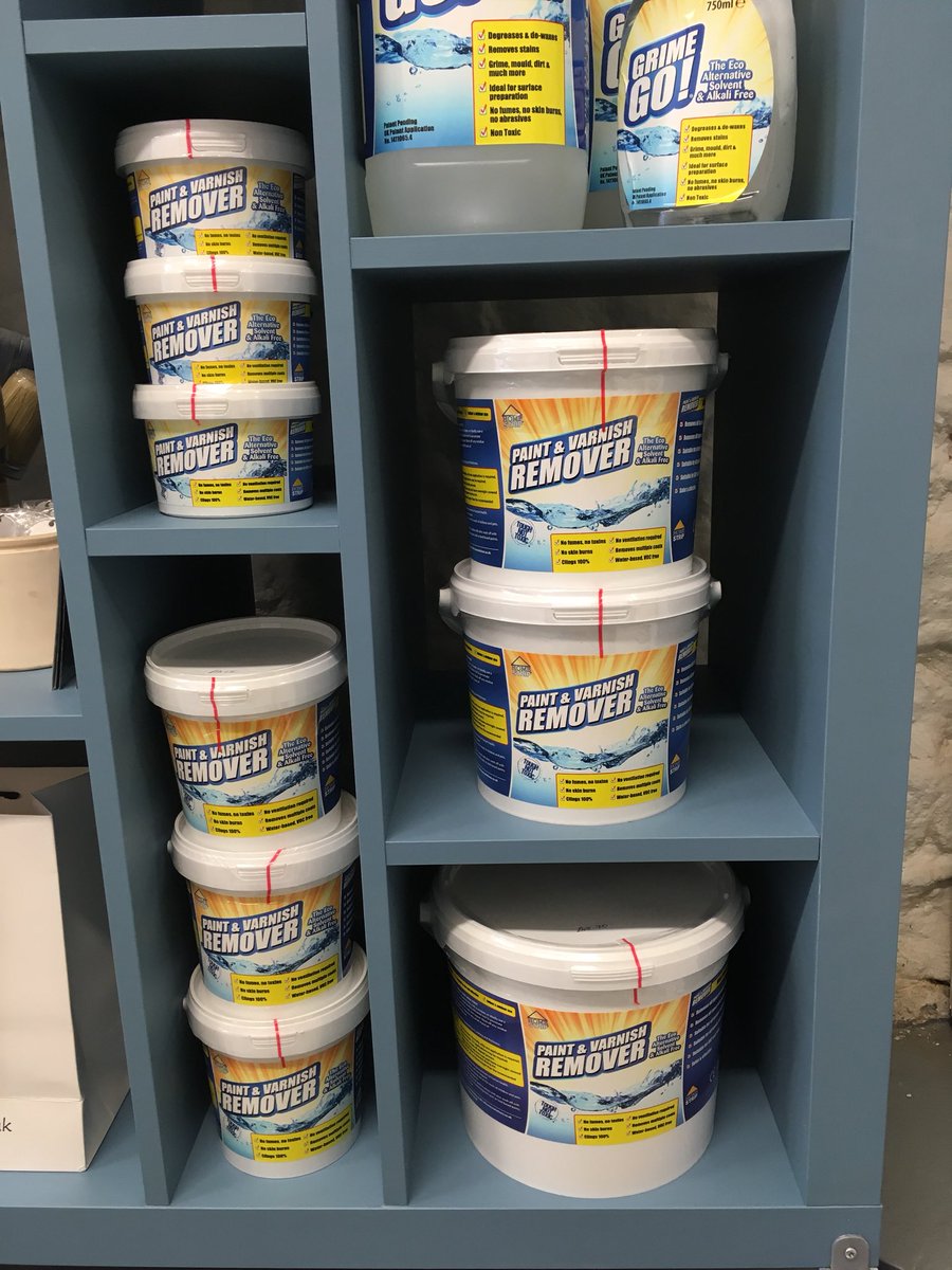VintageHomeLive's tweet photo. We have all sizes of Home Strip paint and varnish remover from Eco Solutions in stock!

It’s the Only ‘chemical’ stripper we use and now also used by Dick Strawbridge! 
#HomeStrip  #toughnottoxic #MadeinBritain #MadeintheWestCountry 😊 @HomeStrip https://t.co/S4aK9LCGKa