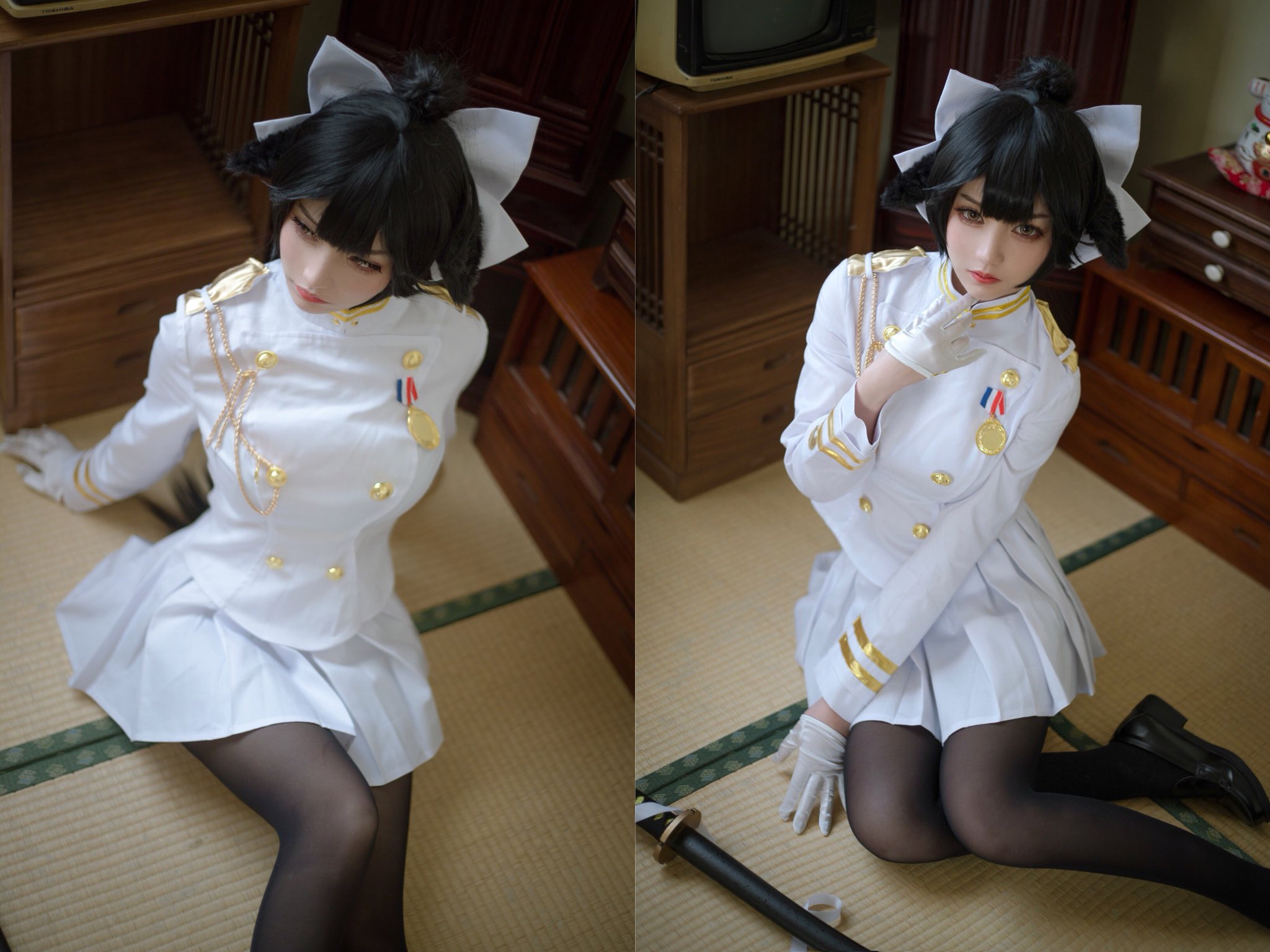 Amazon.co.jp: 和顺の动漫高雄 アズールレーン コスプレ 衣装