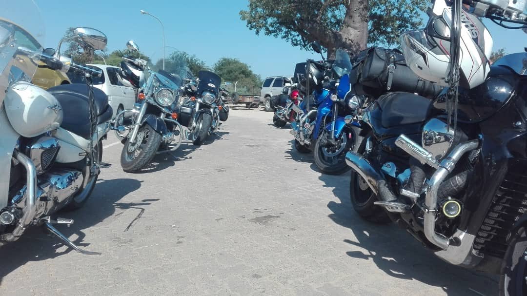 Tshwane Legends Bikers Club  from #Gauteng on 9 day #KAZA tour through #Angola #Botswana #Namibia #Zambia and #Zimbabwe with 40 bikers and 20 jeeps #transfrontier #regionaltourism #leadingbyexample @tourismzimbabwe @chiefkoti @karikogakaseke @Tourismzim @zimbikers