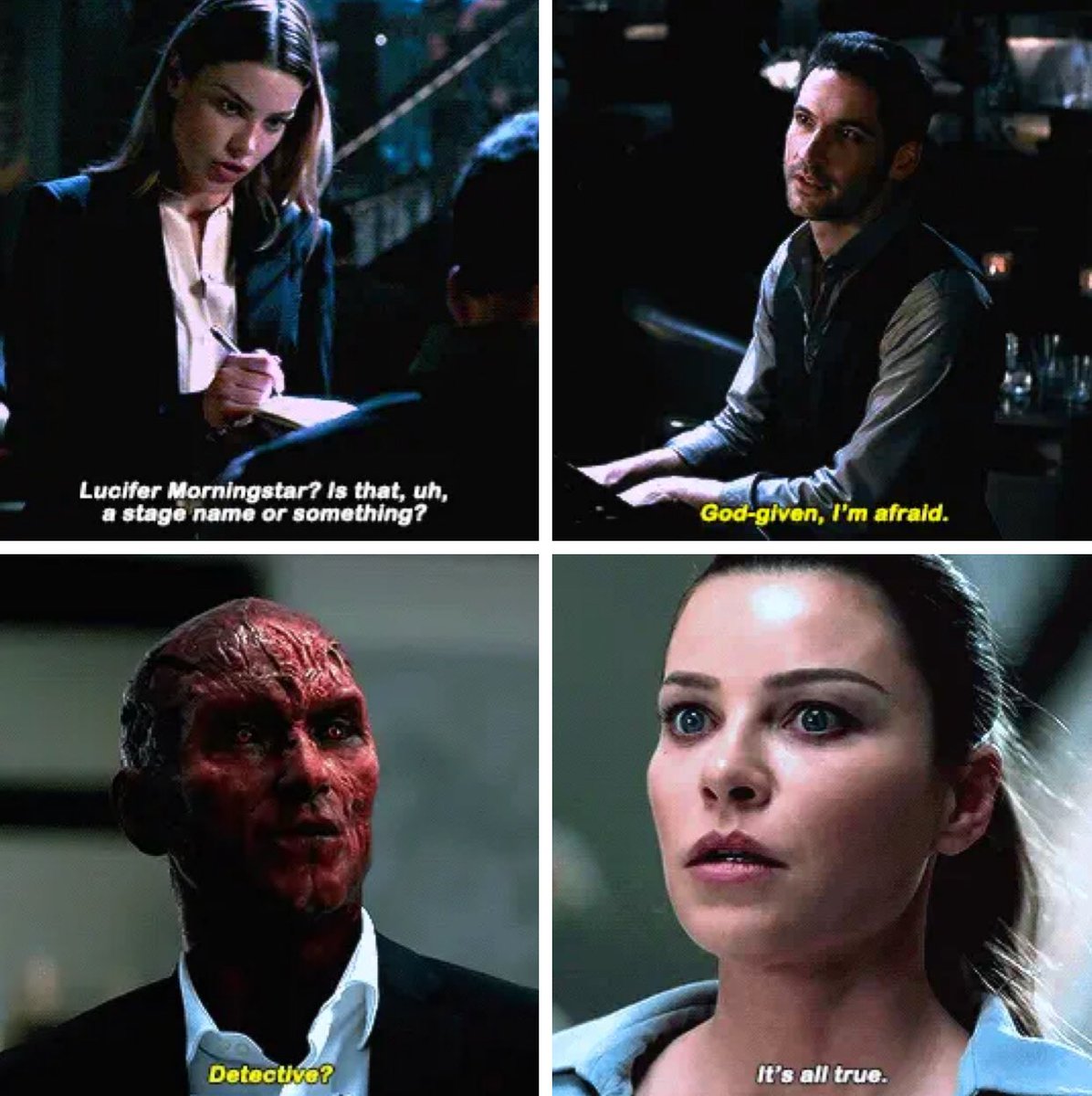 hughfreakman's tweet photo. I refuse to accept that these were there first and last words to each other. #SaveLucifer #PickUpLucifer https://t.co/Tprfm3CYeD