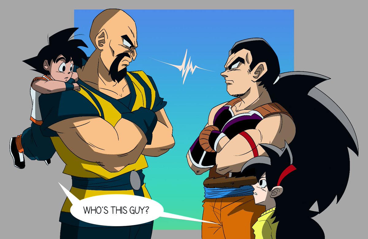 So the idea of Raditz and Nappa from @MasakoX What if they turned good seri...