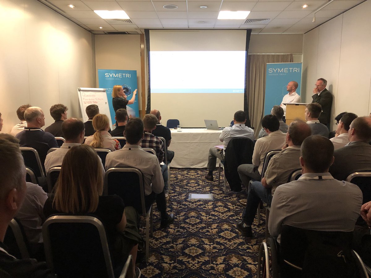 At the first 2018 Symetri Engineering Forum in Wakefield. Great content and good conversations. #symetriforums2018