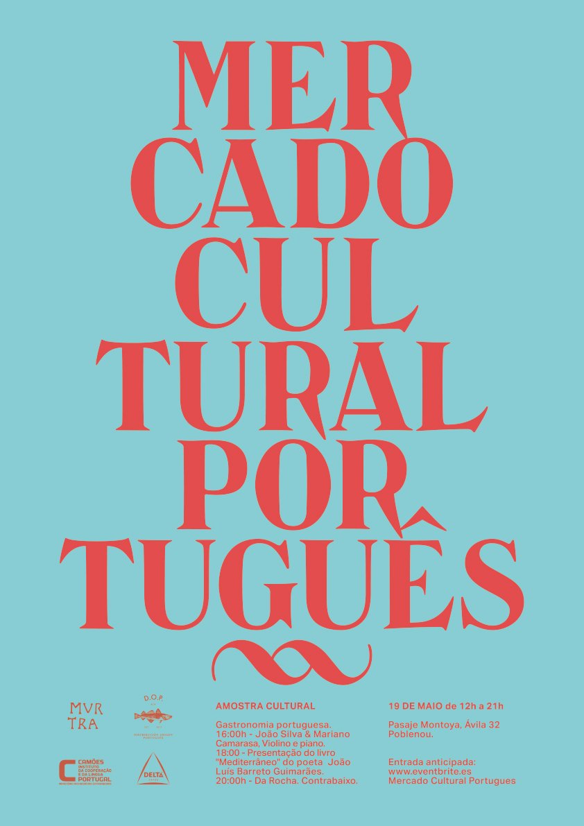 SAVE THE DATE: Next Saturday 9th of May, we'll be hosting the Mercado Cultural Português at The Gallery. A small celebration of the Portuguese culture with food, music and literature. Get your tickets and discover more in the following link: facebook.com/events/1817898…