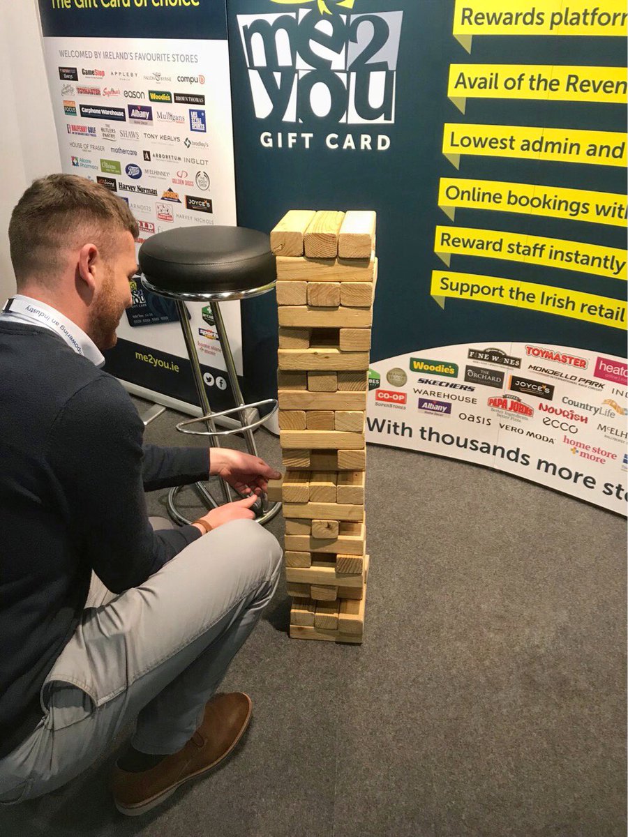 Me2You Gift Card on Twitter: "Steady does it! Having some fun as we finish up day one at the @RetailExIreland Looking forward to another fantastic day tomorrow. 💫… https://t.co/Hecbr6pReS"