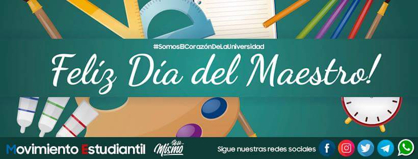 IntegraCUCEI's tweet photo. Porque sin ustedes, no seríamos lo que somos... ¡¡¡Feliz #DíaDelMaestro!!!

#SomosElCorazónDeLaUniversidad #SéTuMismo https://t.co/cSF0HEVdxv
