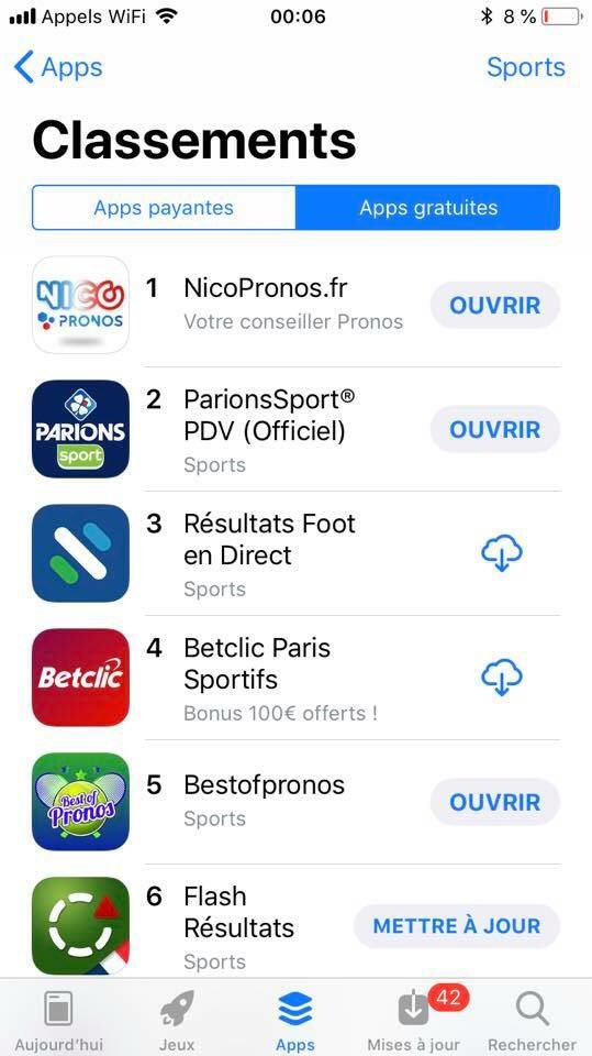 Bestof_pronos's tweet photo. 🎾N•1 du pronos Tennis en France
📲5eme au classement des appli sports gratuites
#teamBOP https://t.co/9e69WTbRdR