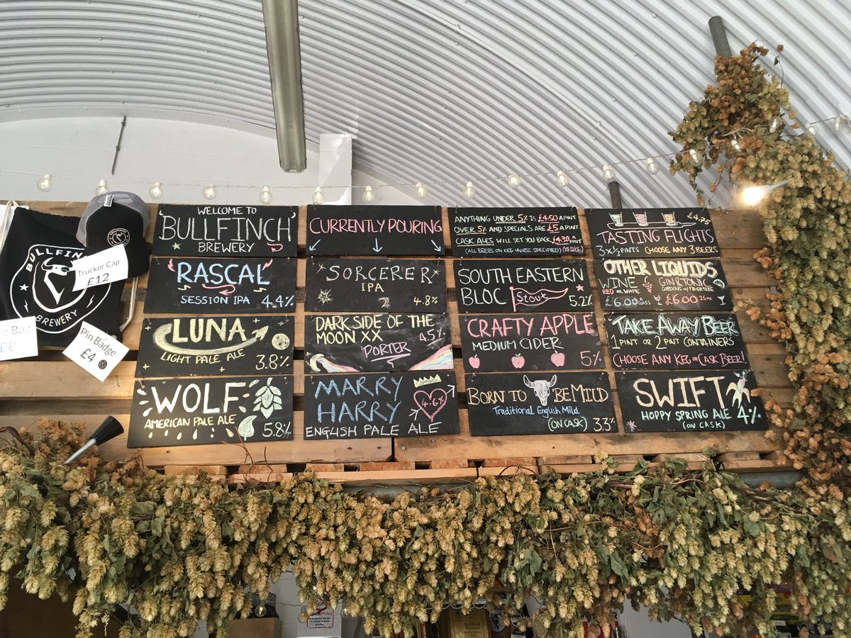 Bullfinch_Ale's tweet photo. ☀️😎🍺Tap Room is open!!!! And tonight’s tap list goes a little something like this....#craftbeer #lovelocal #hernehill #brewerschoice #marryharry 👑 #EPA 🍺😎☀️ https://t.co/Yy6icBW9jH