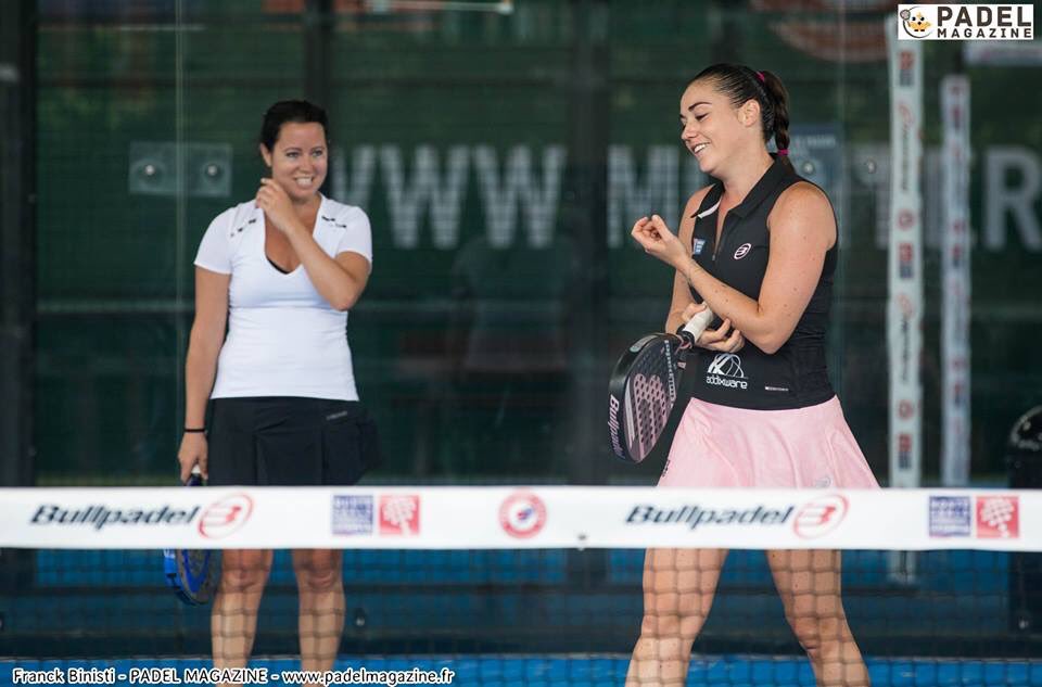 JuSports30's tweet photo. Associée à #AudreyCasanova et favorites, @lauraclergue remporte le @MyPadelTour de #Monaco. Chez les hommes la finale tant attendue entre @JohanBergeron/@BastienBlanque et #AdrienMaigret / #BenjaminTison a tenu toutes ses promesses. 3 jeux, 1h45, du spectacle. Un régal!!! #padel https://t.co/zUDD1245DG