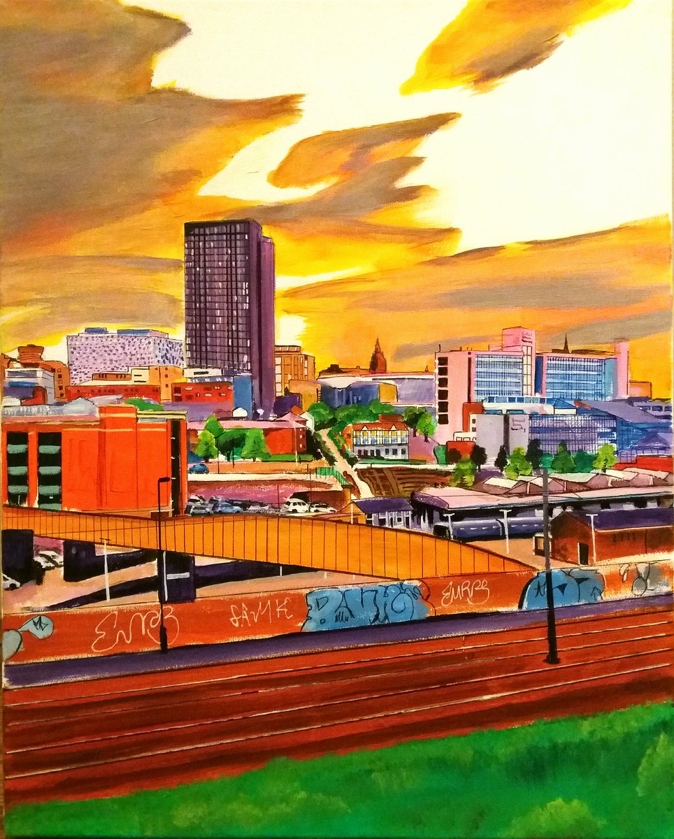 Good to see there was an event called #vibrantsheffield. I've been trying to make Sheffield vibrant for years! 

bryanjohnartist.co.uk/cityscapes 

#Sheffieldissuper #Sheffield #southyorksbiz #southyorkshire