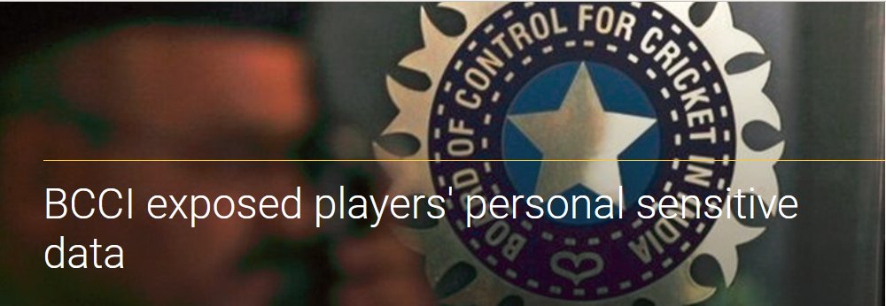 kromtech's tweet photo. The Board of Control for Cricket in India (BCCI) exposed personal sensitive data of several thousands Indian applicants in cricket seasons 2015-2018. Read more: https://t.co/xoQoiBq7mN https://t.co/3taOwXPSiO
