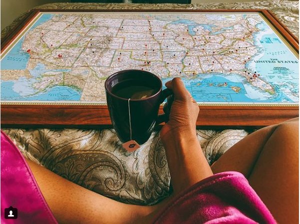 PushPinMaps's tweet photo. We love seeing @renaissancebeauty23 using her #pushpintravelmap to plan her next adventure! Let us know where you decide to go next, happy pinning! 😍📍🌎 https://t.co/fX3kkhpf7F