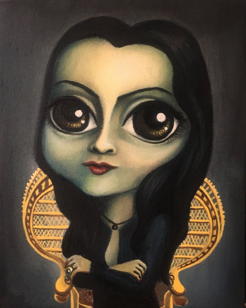 Morticia Addams, 2018
Óleo sobre tela 28x35cm
#addams #addamsfamily #morticia #morticiaadams #oilportrait #oiloncanvas #available #onsale #obradisponible #addamsfamilyvalues #addamsfamilytattoo #addamsfamilymusical #morticiaaddams #loslocosadams #locosaddams