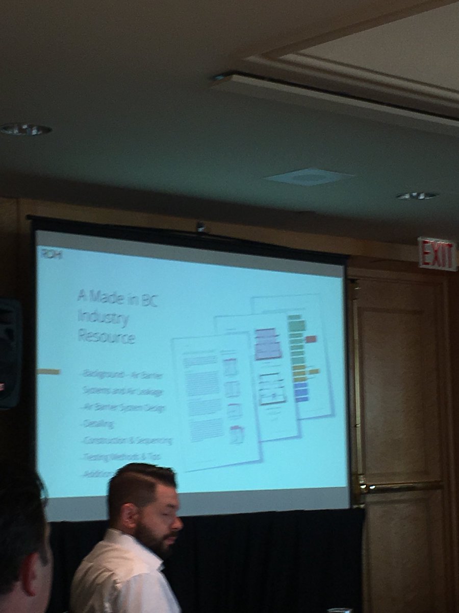 udibc's tweet image. Graham Finch, Principal and Senior Building Science Specialist at RDH Building Science Inc., advises developers attending UDI seminar that a handy #energystepcode guide available to help build greener buildings to meet new B.C.  Building Code requirements.