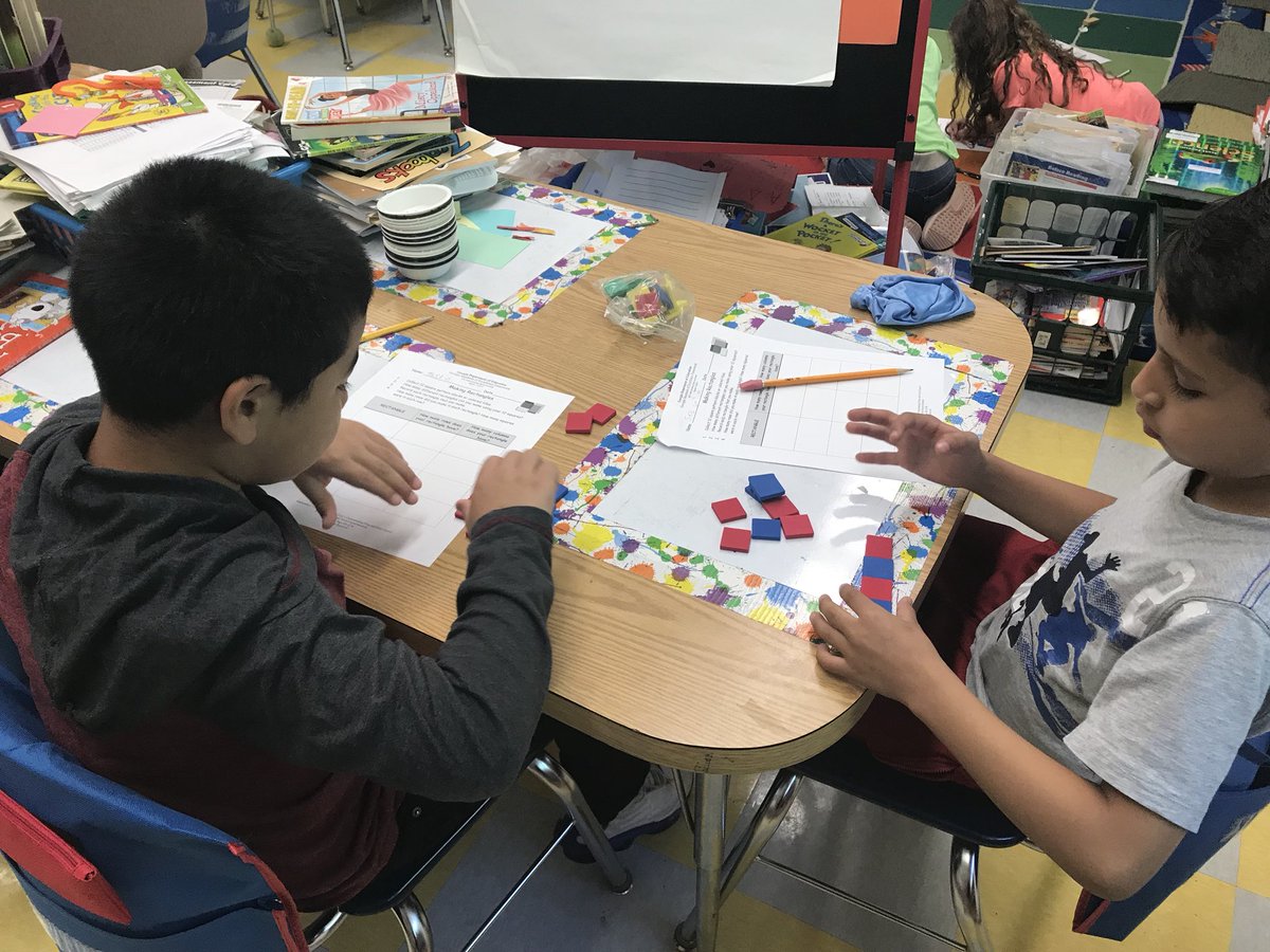 Shillwalnut's tweet photo. Exploring rectangles and arrays.  How many rectangles can you make with 12 squares? #GeorgiaMath https://t.co/OD9ihFh8Mw