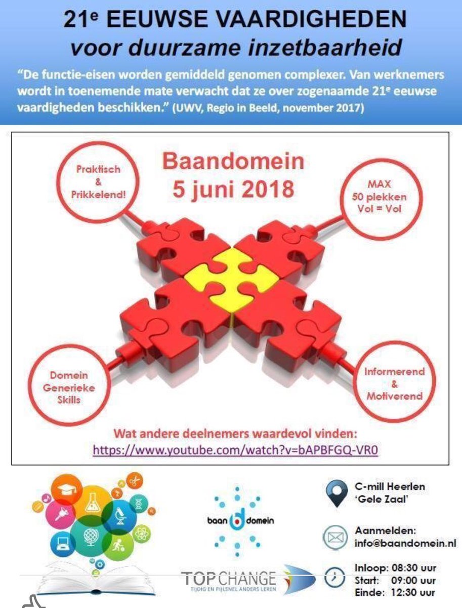 We gaan er samen met het team van Baandomein weer een feest van maken. Want wat je met plezier leert, ga je nooit meer vergeten, brengt je in beweging en is duurzaam inzetbaar!