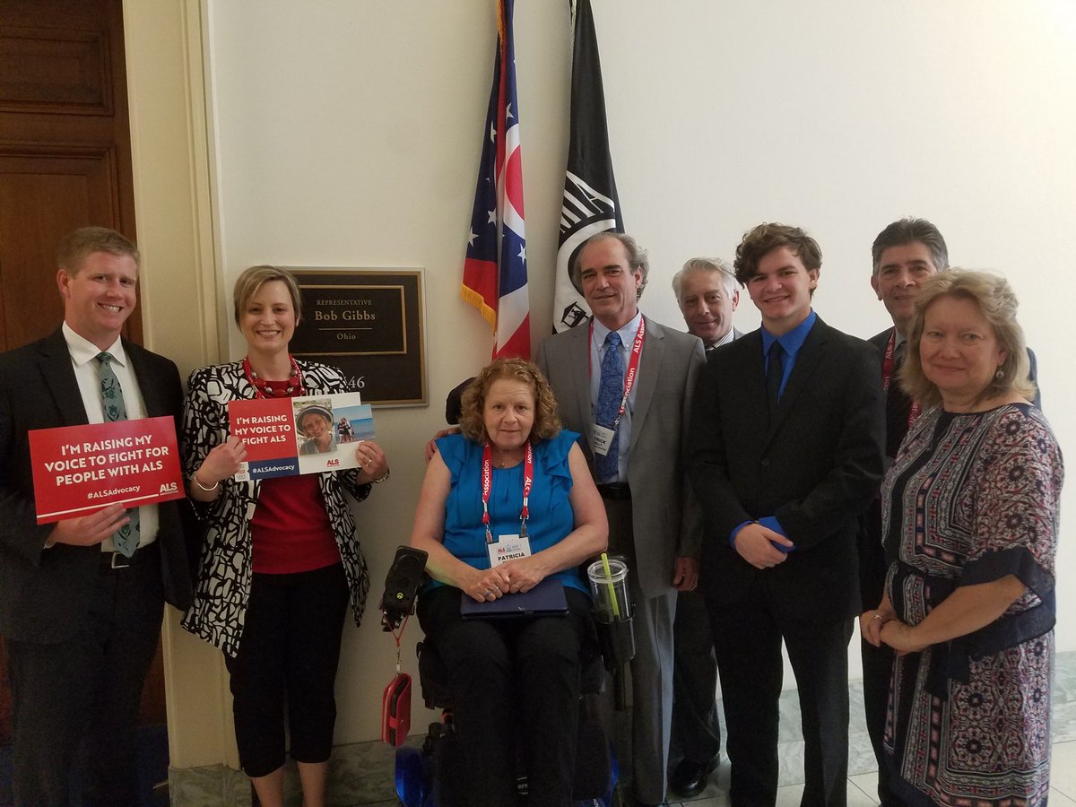 Thank you @RepBobGibbs for your support of ALS! #ALSadvocacy #ALSCare #ALSResearch #ALSHillDay18 @alsassociation @ALSANorthernOH