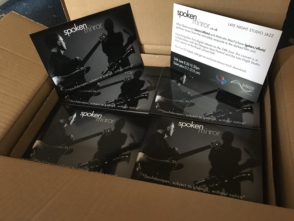 SpokenMirrorDuo's tweet photo. Oh look what just arrived 😃 #excited #LateNightStudioJazz
Tickets - https://t.co/OT3dYCsgKI https://t.co/QIsaq57AzA