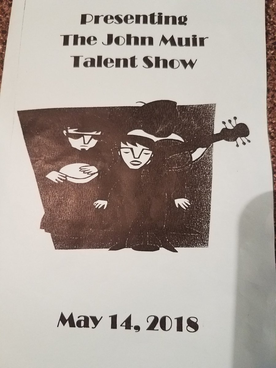 VanDyke___'s tweet photo. Great job to all of the Muir students and staff that put together last night's WONDERFUL show.  The addition of the final final act (nicely done staff) was AWESOME! https://t.co/rWzXPMGxBD