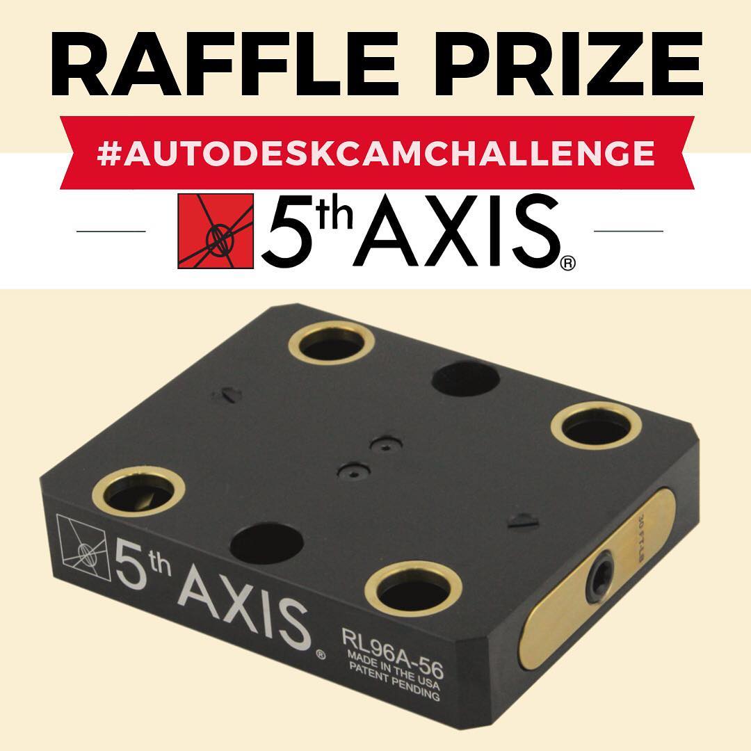 AutodeskHSM's tweet image. The #autodeskcamchallenge raffle prize!  A generous donation from 5th-Axis.

#autodeskcam #autodeskcamchallenge #autodesk #autodeskmfg #5thaxis #machining #powermill #featurecam #instamachinist #imts2018 #fusioncamchallenge