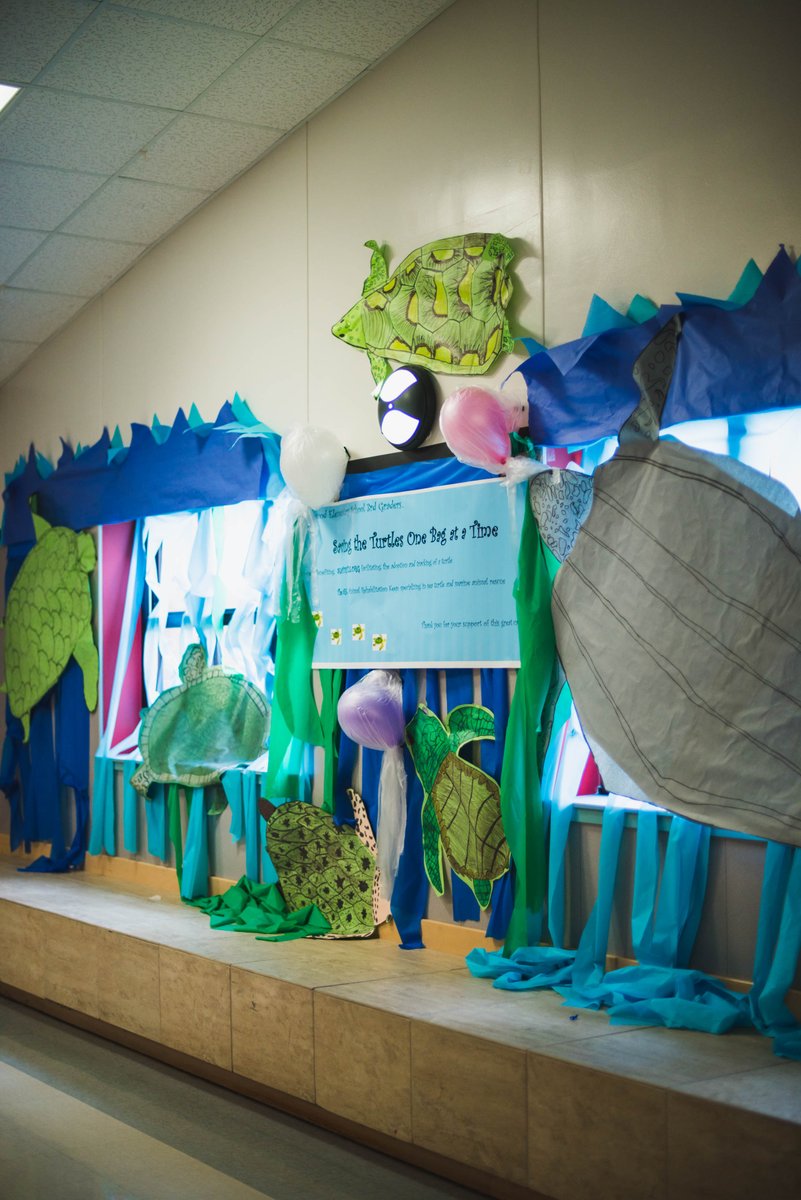 BridlewoodES's tweet photo. Saving sea turtles, one less plastic bag at a time. ♻️🌊🐢 Read all about our third graders and their conservation project: https://t.co/h1KWhY9RId  #BESsavingtheturtles #BESgameon #LISDculture https://t.co/U9m6eWbm3T