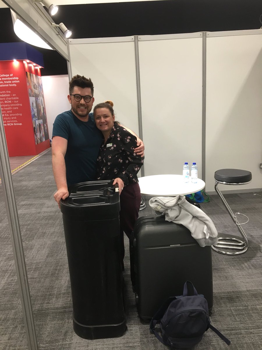 jay_tbf's tweet photo. That's a wrap and another successful RCN Congress. Met and networked with lot's of inspiring and wonderful people. Lot's of plans and ideas for Congress in Liverpool next year! @NuffieldHealth @NHLeeds @NH_Careers @theRCN #rcn18 #fornurses https://t.co/UhZnW53rXn