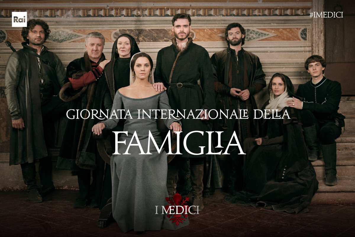 imediciofficial's tweet photo. Celebriamo oggi una delle famiglie più più importanti della storia italiana del Rinascimento, che ha dato il vita ad una rivoluzione artistica, politico e culturale senza tempo: #IMedici. 
Buona #GiornataInternazionaleDellaFamiglia! ⚜️ https://t.co/r8khL3Ebwk