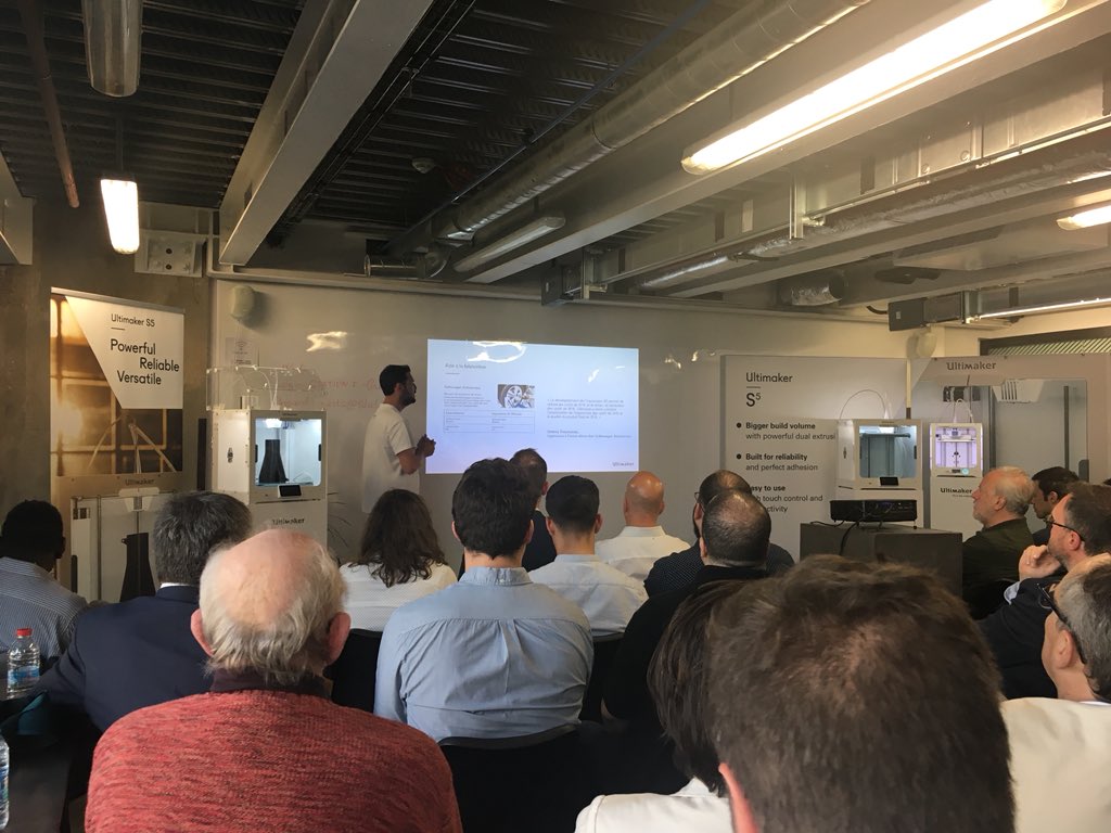 En direct de StationF pour la présentation de la nouvelle imprimante 3D Ultimaker S5 !