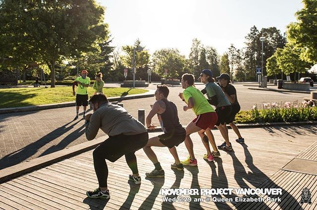 Nov_Proj_YVR's tweet photo. Sunβs Out, Buns Out!! π
See you bright and early tomorrow morning!! Best way to start tor Wednesday!! #novemberproject #freefitness #justshowup #VERBAL #optoutside #weouthere #bunsofsteel #community #roar #dooster_pledge πΈ: @ultrathai https://t.co/aU7vcIK8Fl https://t.co/KPkupLKr6D