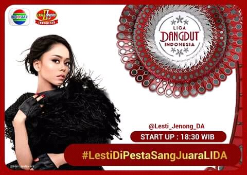 Sambil nunggu penampilan <a href="/Lesti_Jenong_DA/">Lestykejora</a> ayo kita mulai Up hastagnya

#LestiDiPestaSangJuaraLIDA