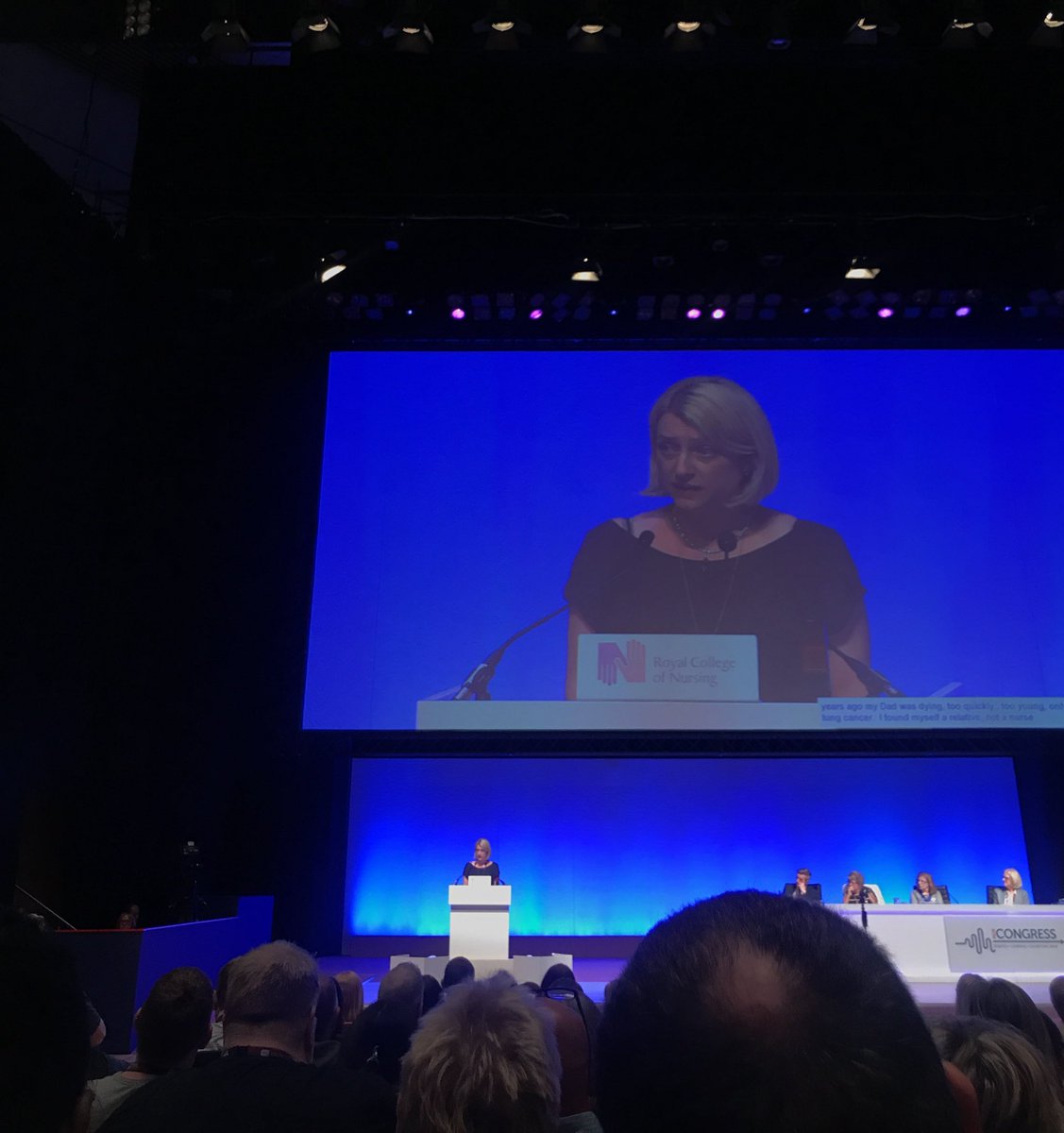 “I wasn’t a born nurse, but tragedy and joy built me as a nurse” - Christie Watson #RCN18 this rings so true with me. Not ashamed to say after this keynote speaker I am in tears. What an inspiration for not only students but our whole society. THANK YOU <a href="/theRCN/">The RCN</a>