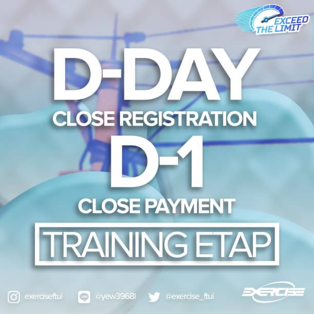 exercise_ftui's tweet photo. [CLOSE REG. TRAINING ETAP]

Pagi teknik!

Hari ini hari terakhir pendaftaran Training ETAP! Ayo jangan sampai lewat kesempatannya!

daftar lewat link dibawah! :

https://t.co/p6HyjvAMdO

Collaboration of EXERCISE and Power System Laboratory

R&amp;D
EXERCISE FTUI 2018
#ExceedTheLimit https://t.co/AKIVq2st5i