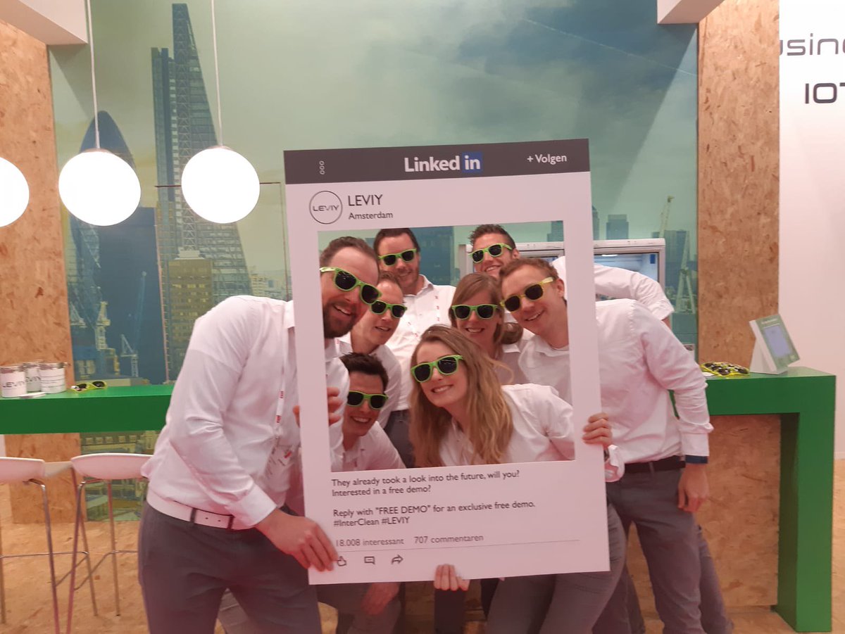 LeviySoftware's tweet photo. Come visit us at the Interclean @ 08.608 ! #LEVIY #Interclean https://t.co/qp5E1L53uh