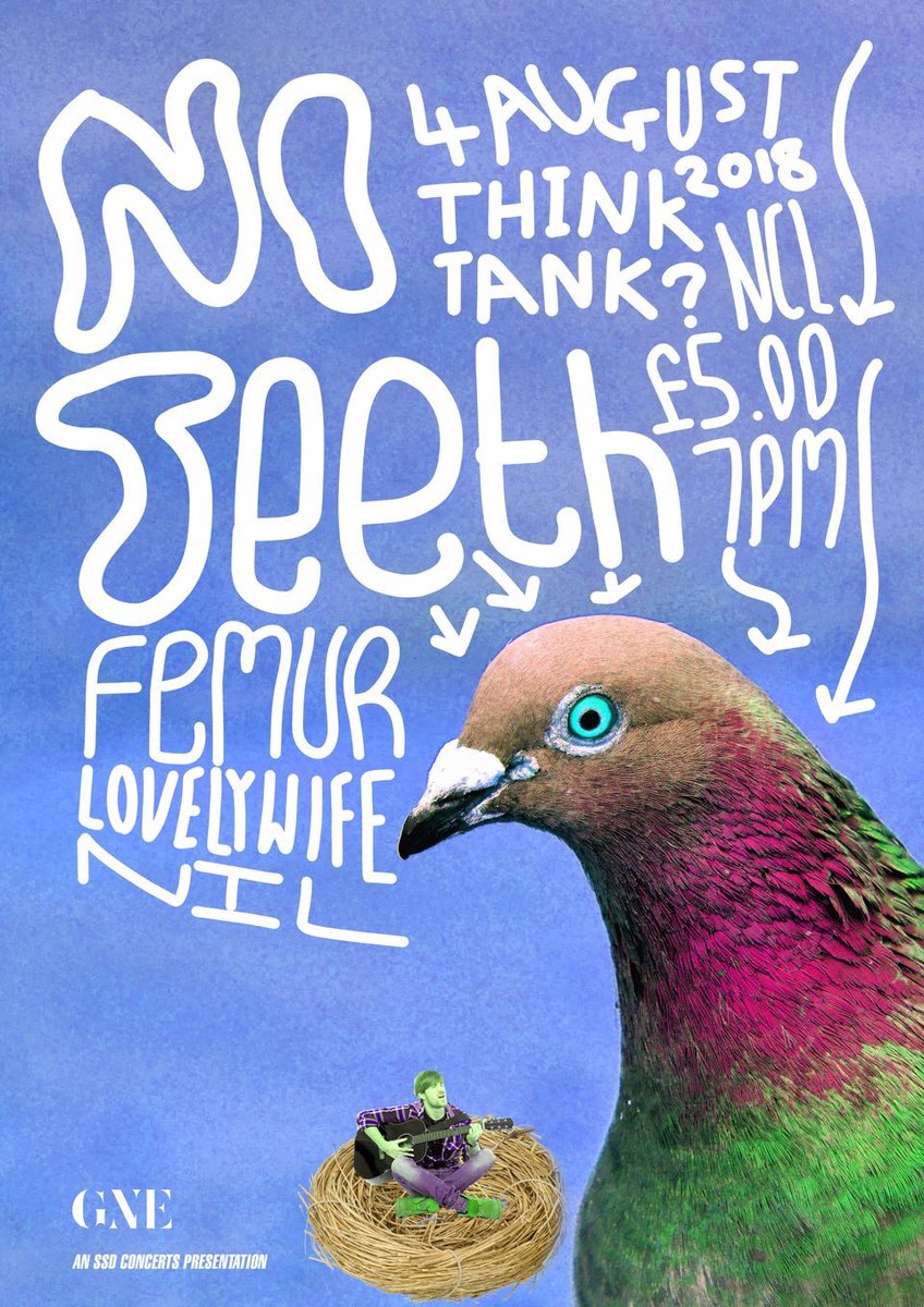 4/8/18 we get to have loads of fun w/ <a href="/WEHAVENOTEETH/">No Teeth</a> <a href="/OfficialFemur/">FEMUR</a> &amp; #nil at @wearethinktank #psych #doom #sludge #improv #noise