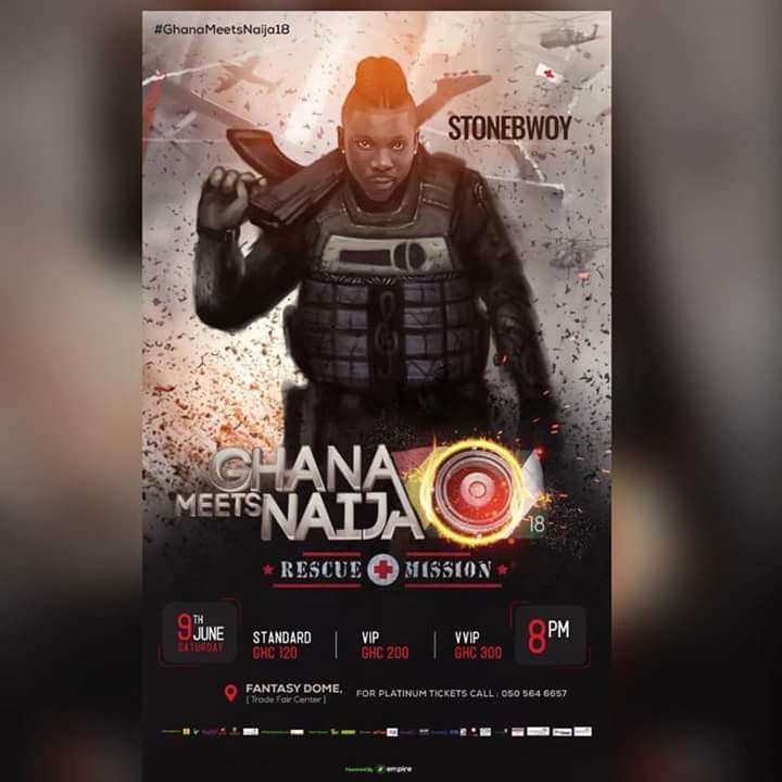 DriveSafeTv12's tweet photo. #GHANAMEETSNAIJA18 @stonebwoyb my God https://t.co/WUcbXesAEq