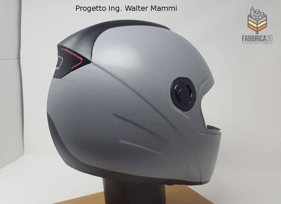 3D printed helmet prototype by engeneer W. Mammi and Fabbrica 3D using FILOALFA ALFAPLUS.
Awesome results!

#3dmodeling #3dprinted #filoalfa #fabbrica3d #wasproject #helmet #model #head #protection #material #prototype #grey #safety #resistance