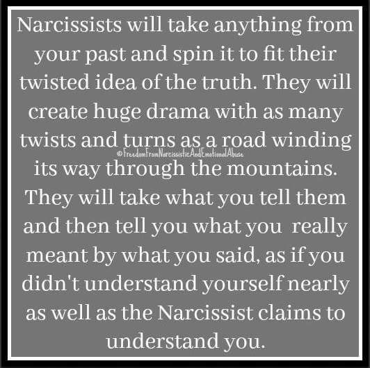 FFNAEA's tweet photo. #Narcissists think they know us better than we know ourselves. They will tell us, "Here's how it really is" or "No, this is how you feel." #narcissist #narcissisticabuse #ffnaea #knowitalls https://t.co/SErgoltHcE