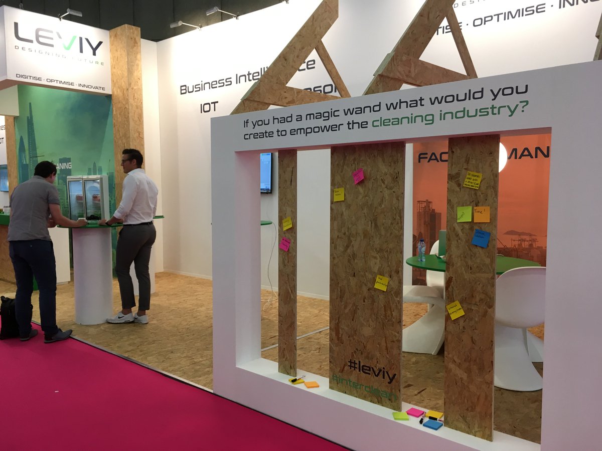 LeviySoftware's tweet photo. If you had a magic wand what would you create to empower the cleaning industry?
Share your creative, groundbreaking or crazy ideas on our wall in hall 8 stand 608. Let's design the future, together! #LEVIY #Interclean https://t.co/GWqAvtpFFP