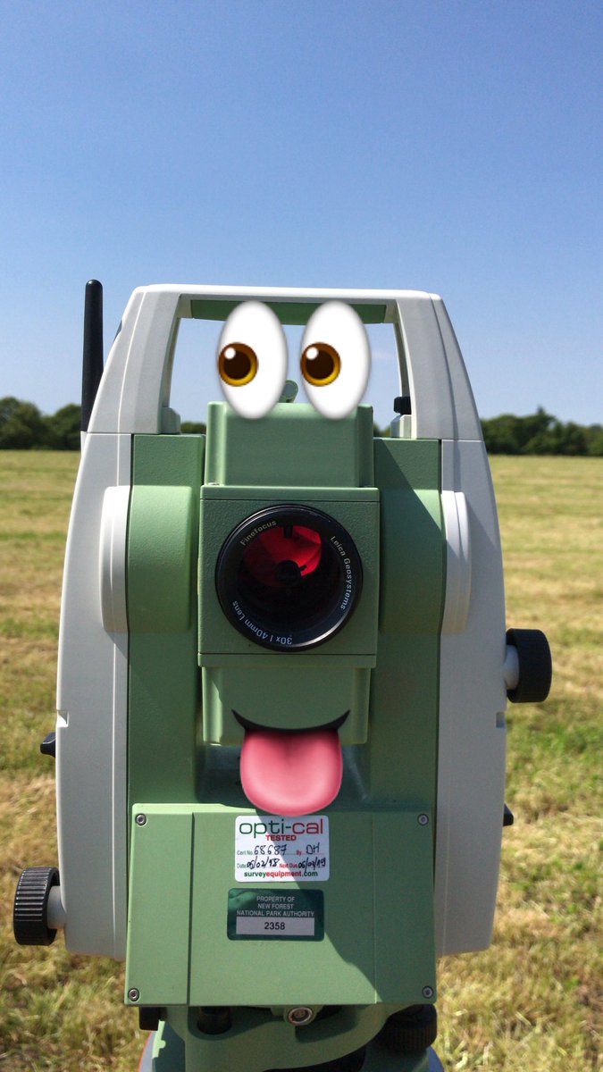 NewForestArch's tweet photo. Meet our new @LoCATE_Survey friend Trevor Total Station https://t.co/NEj13CONyQ