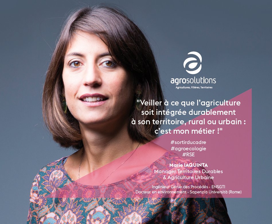 agrosolutions's tweet image. La 💪d&apos;#Agrosolutions ? La diversité des profils de nos consultants !
Découvrez le portrait de nos experts : @MarieIaquinta ouvre le bal.
#territoire #durable #sortirducadre