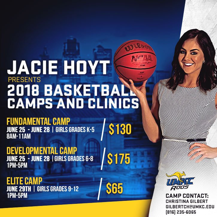 If your GOTR girl is interested in summer basketball camps, @UMKCWBB is the place to go. Grab your friends and register today! #RoosOnTheRise
 bit.ly/2JBoewL