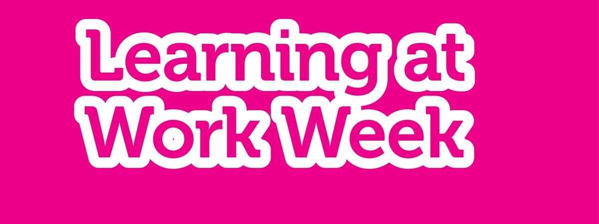 14th - 20th May is Learning at Work Week
Many companies use the Week as a catalyst for change providing an opportunity to 'rebrand' or refresh learning and development, reinforcing the organisation’s commitment to staff development.

bit.ly/2v4IELf