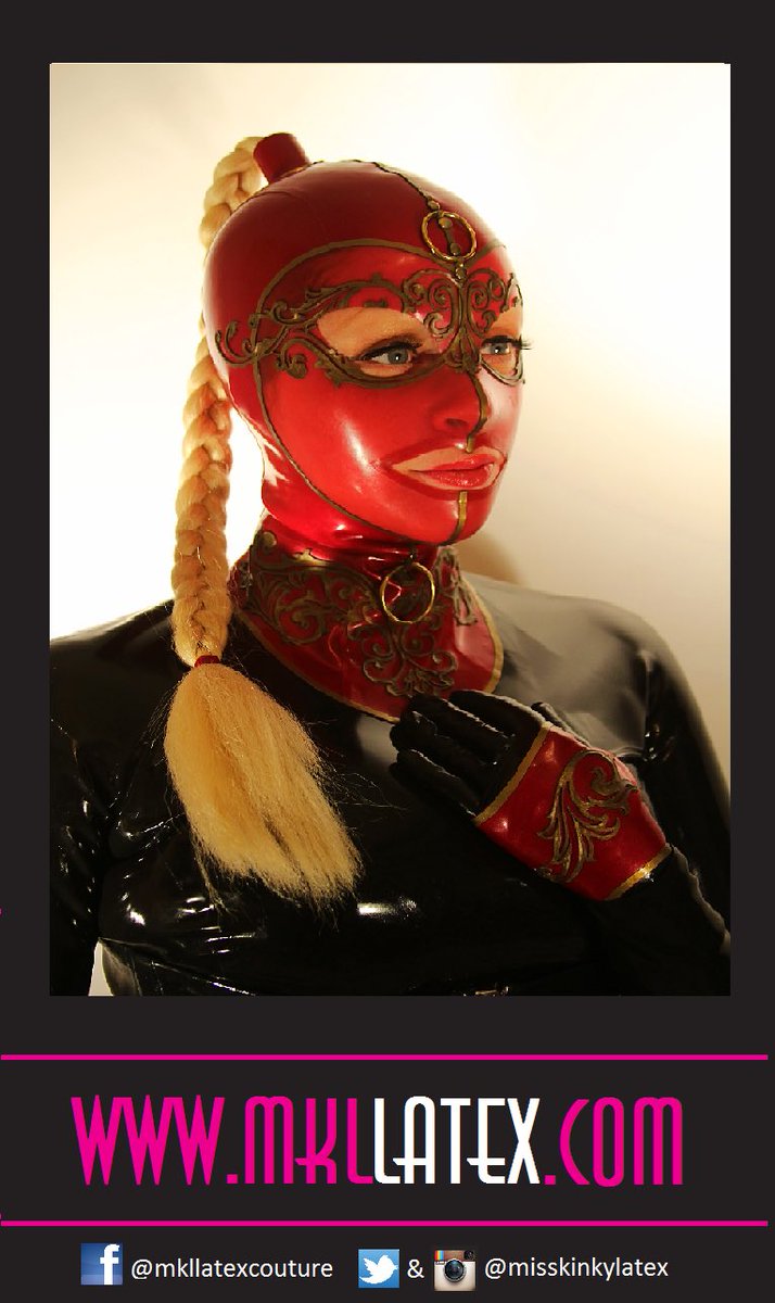 MisskinkyLatex's tweet photo. MKL Latex Couture come visit us at https://t.co/OqQsRE6rQx order your own
customized or ready to wear hood.
#latex #latexhood #misskinkylatex #polymorphlatex #latexfashion
#latexmodel #latexfetish #photography #pictureoftheday #fashion #cosplay #ponytail #pigtails #custom https://t.co/ZzgFwEwDHp