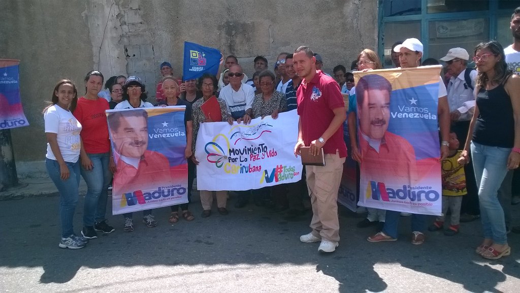 MPV_CARIRUBANA's tweet photo. @mpv_carirubana centro de la mano con @chambajuvenilca y @CuadranteUpbc en apoyo a nuestro presidente @NicolasMaduro https://t.co/eqso27vGoH