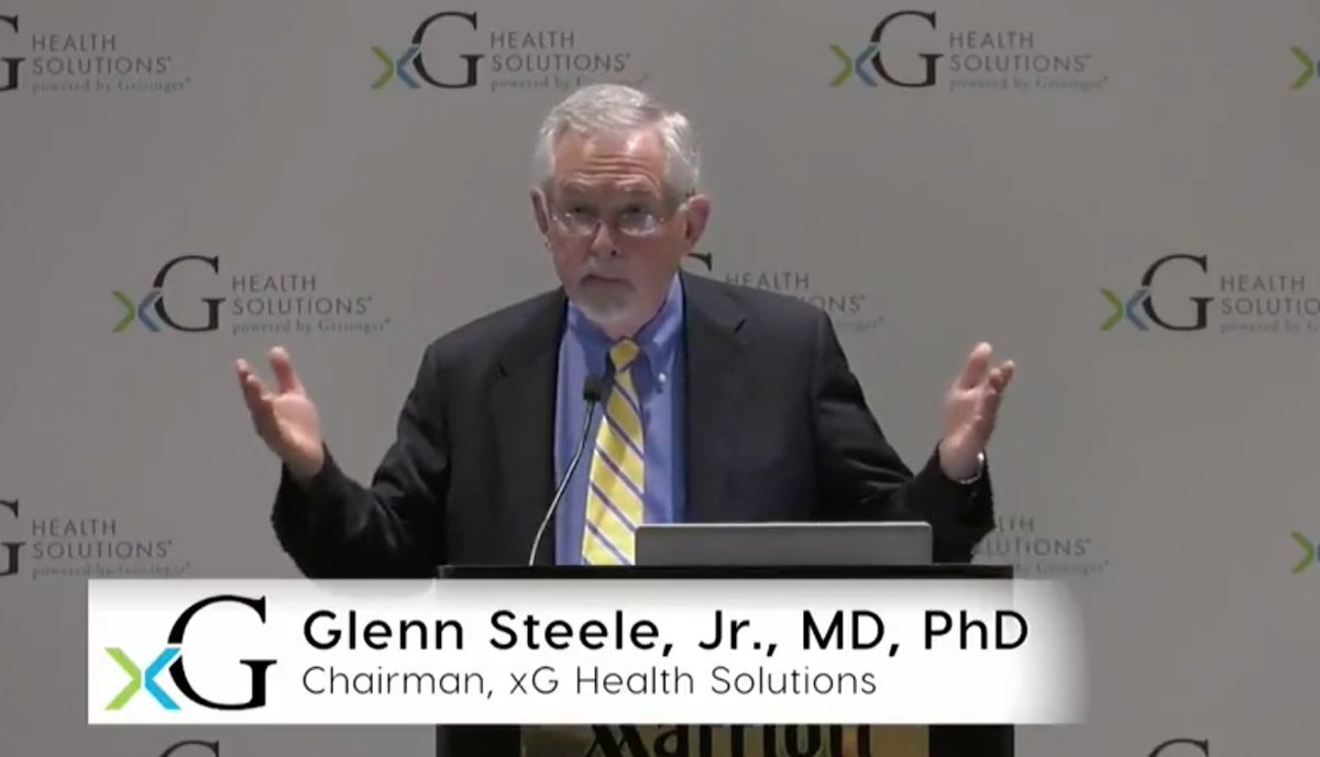 Chairman kicking off #xGInnovations18 "Better outcome almost always leads to lower cost."